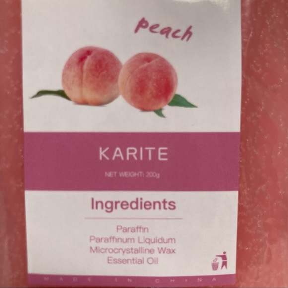 KARITE Paraffin Wax Refills, 10 Pack peach Scented Paraffin Wax Beads Bloc... - Picture 3 of 7